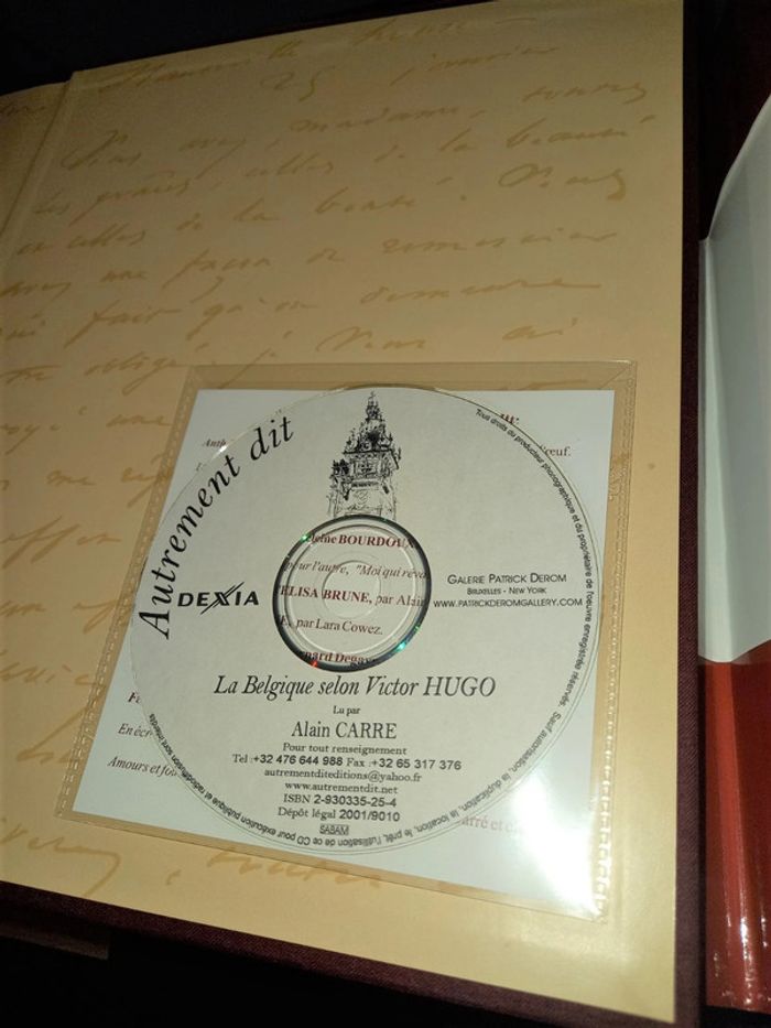 Victor Hugo Impressions de Belgique avec CD livre Neuf - photo numéro 4