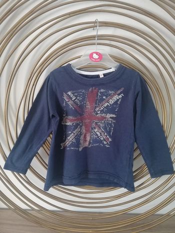 Tshirt manches longues bleu marine T4ans