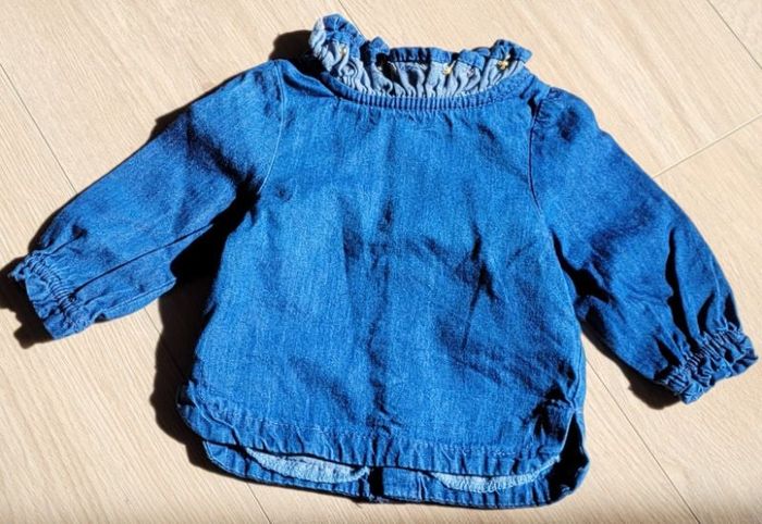Chemise en jeans "kiabi" 1M