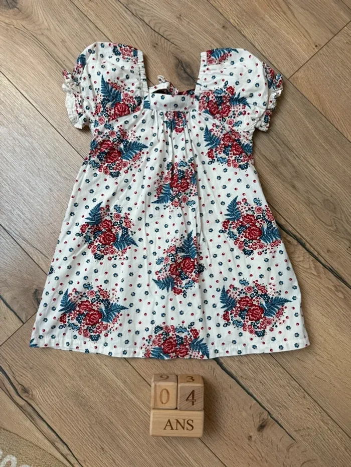 Magnifique robe champêtre Sergent major 4 ans