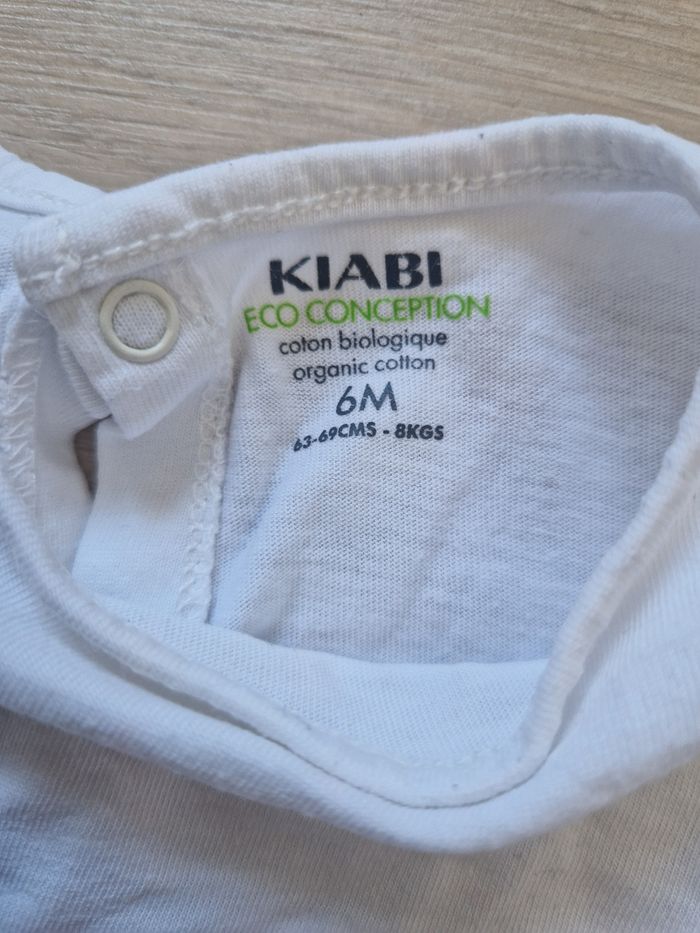T-shirt bébé fille manches longues Kiabi 6 mois - photo numéro 2