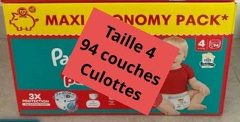 Pampers taille 4 pant