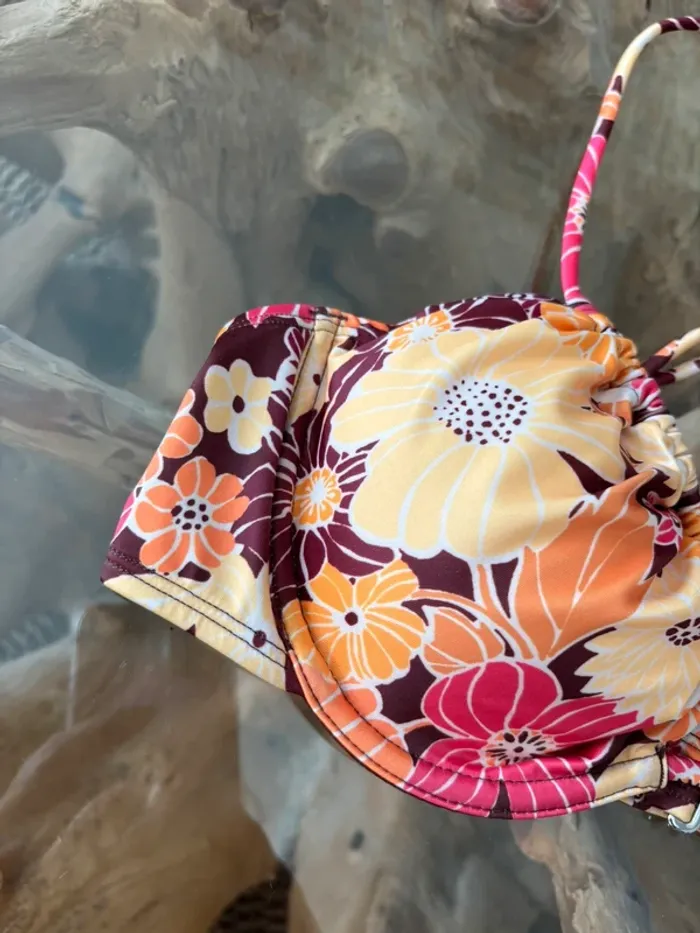 Haut de maillot de bain Pimkie fleurs - photo numéro 3