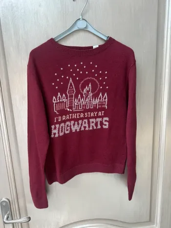 Pull Poudlard Harry Potter H&M 10 - 12 ans fille bordeaux