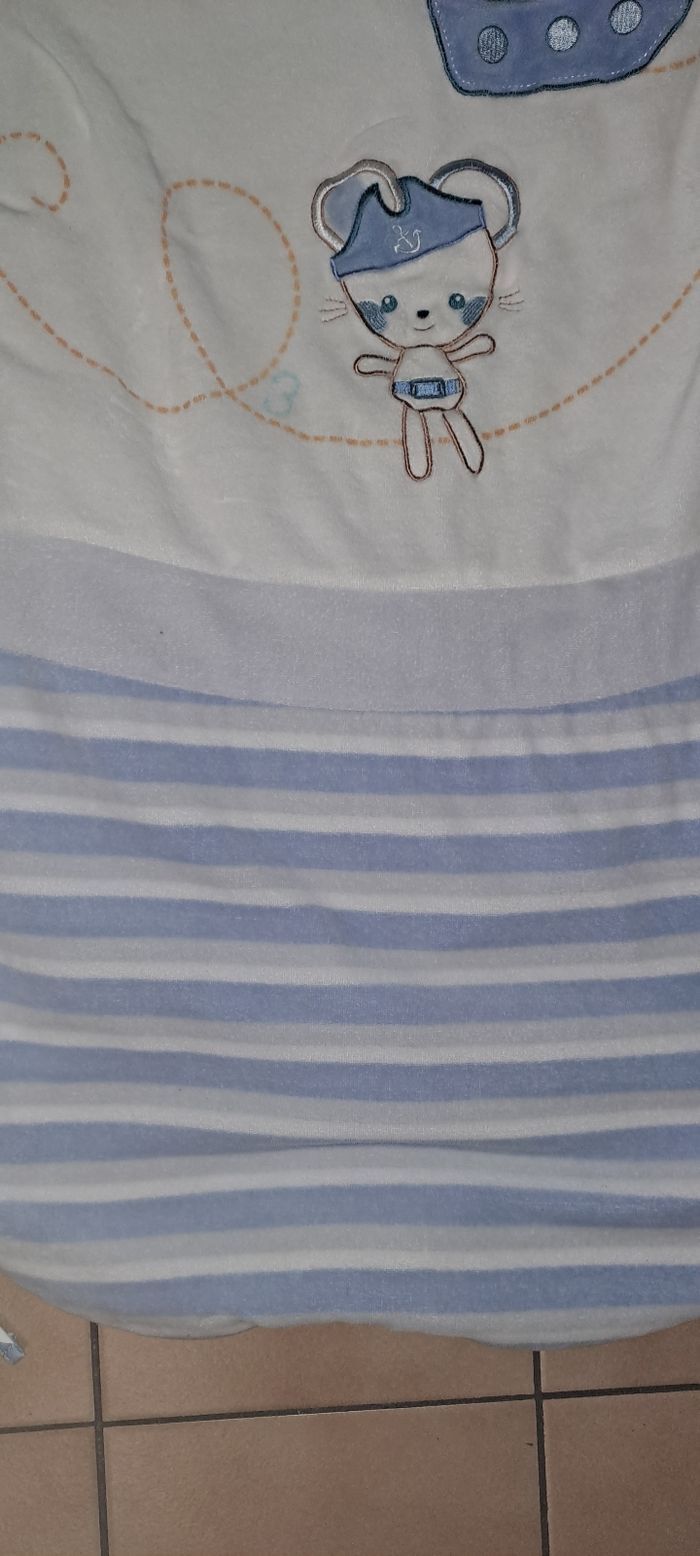 Gigoteuse bleu et blanche chaude - photo numéro 2