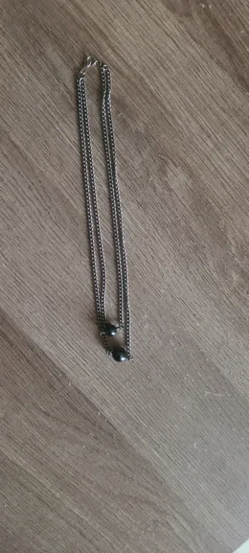 Collier avec pierre Onyx - Etsy