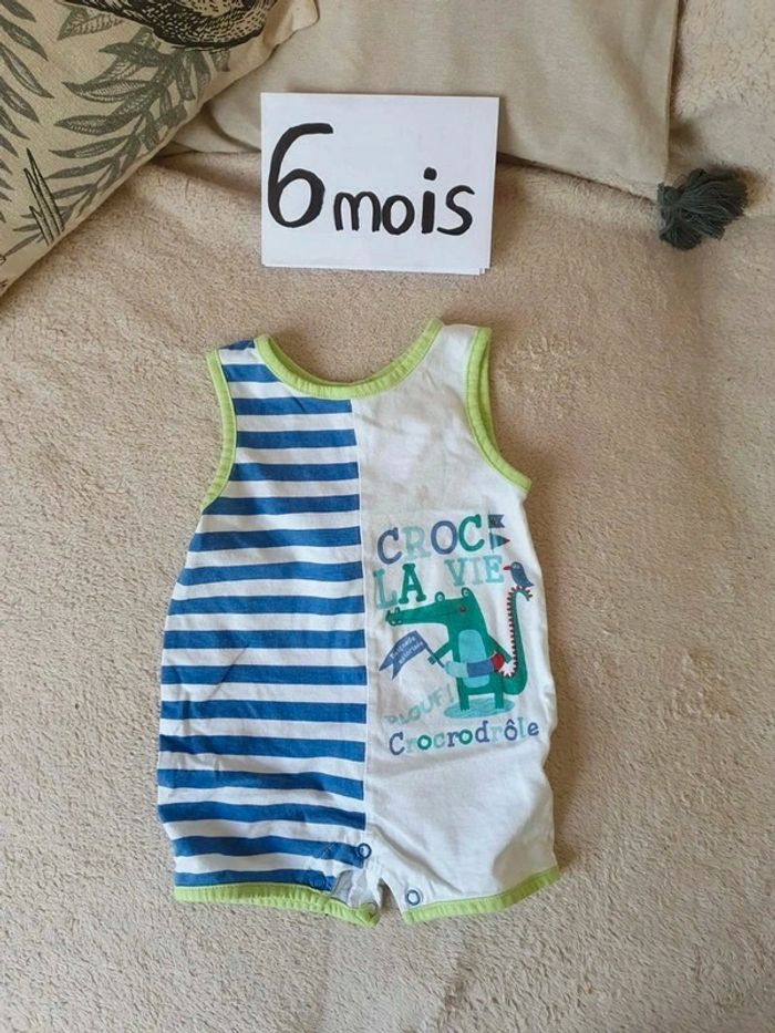 Lot 2 Barboteuses bébé 6mois - photo numéro 5