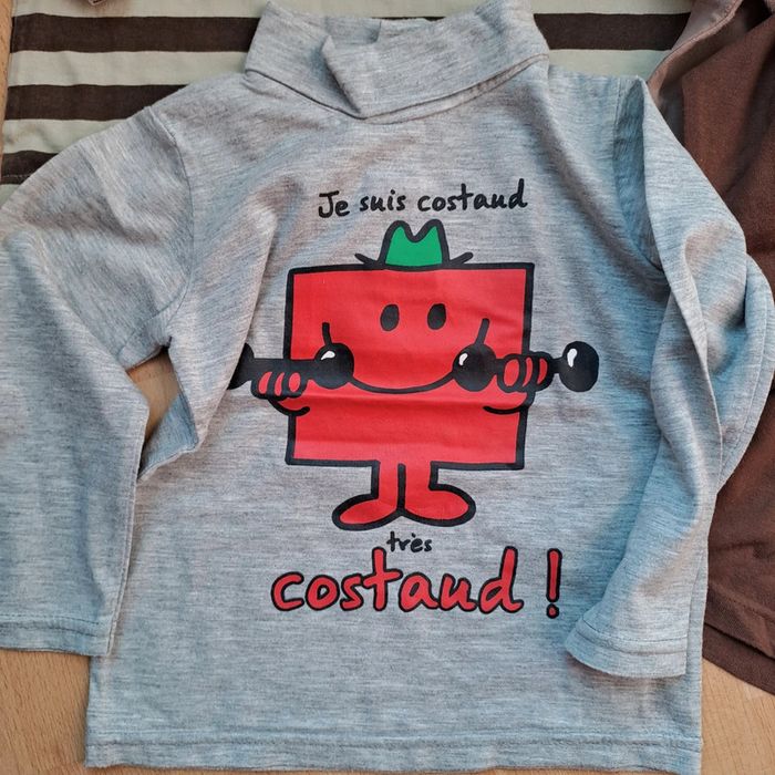 Lot 5 tee-shirts manches longues col roulé #Disney - photo numéro 2