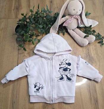 Gilet zippé fourré Disney 18 mois