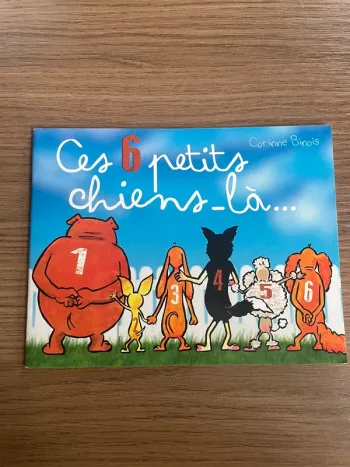 Livre Ces 6 petits chiens là