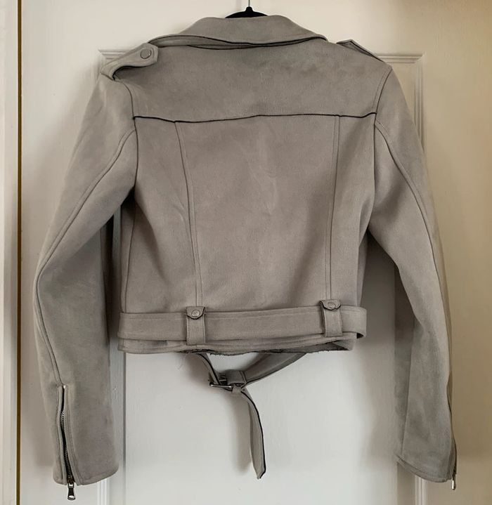 Blazer en daim cache cache T36 - photo numéro 6