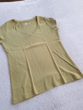 T-shirt femme L vert pomme