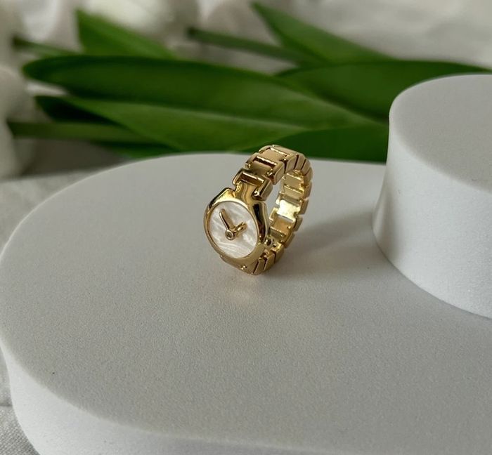 Bague dorée Aesthetic Ajustable - photo numéro 2
