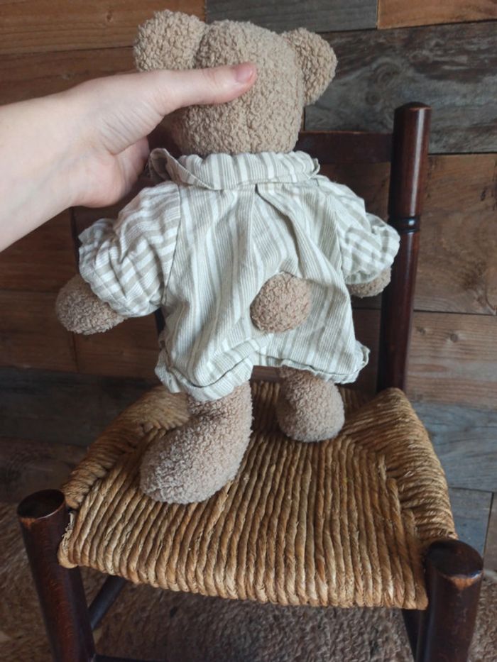 peluche ours vintage moulin roty tbe - photo numéro 3