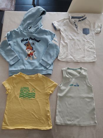 👕 Lot vêtements garçon – Taille 4 ans – Très bon état ! 🧒
