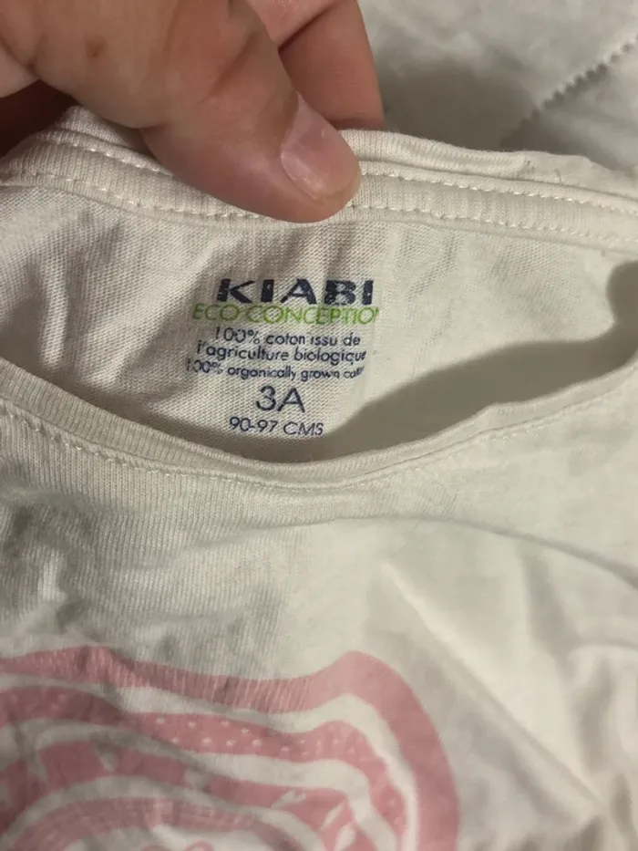 T shirt taille 3ans marque kiabi - photo numéro 3