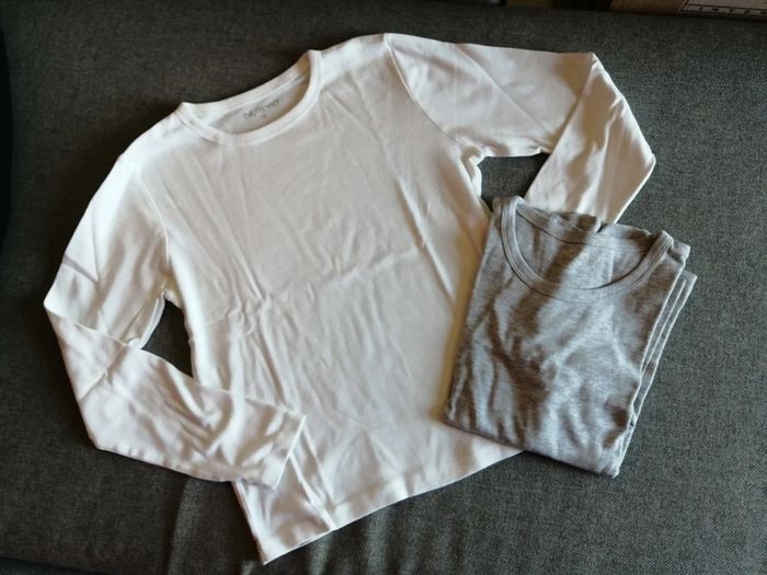 Lot 2 maillot de corps mixte