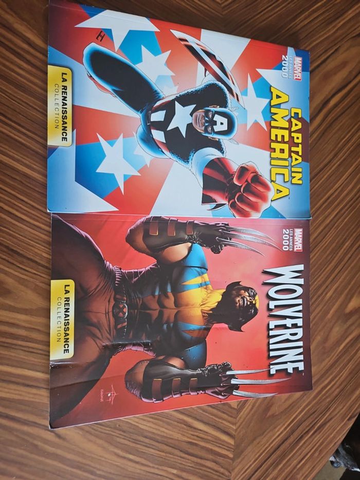 Lot wolverine et captain america la renaissance collection