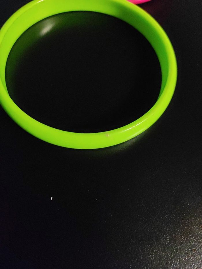 Duo bracelet vert rose - photo numéro 4