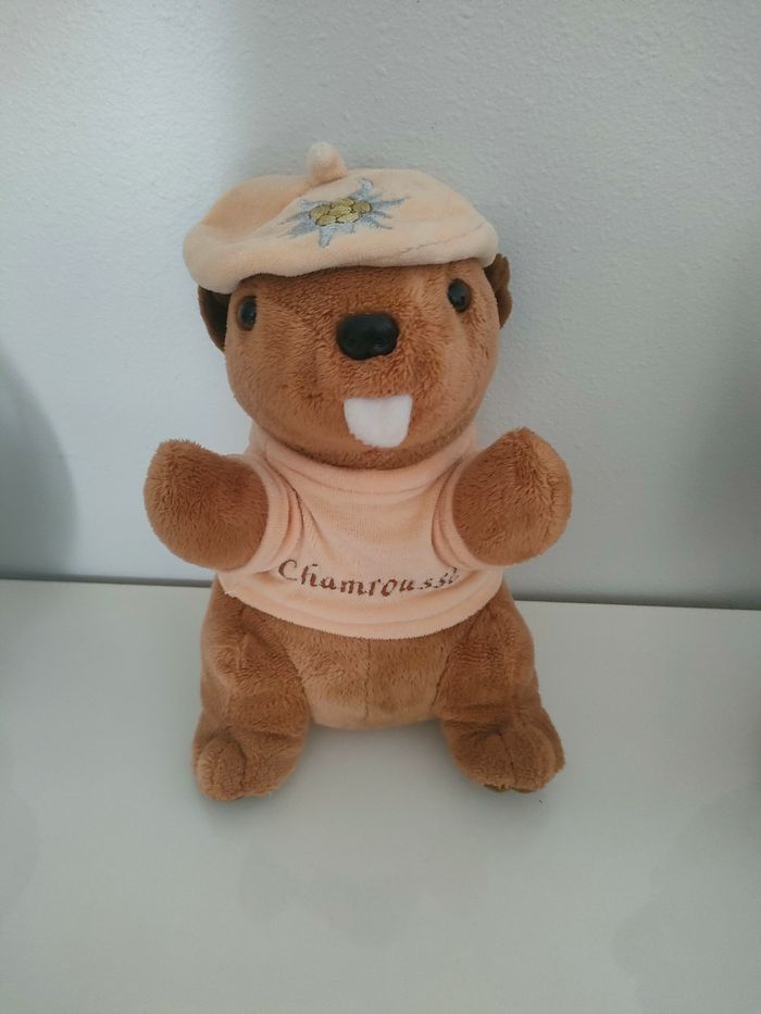 Peluche marmotte
