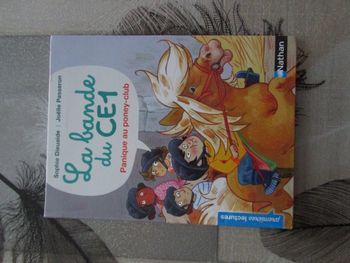 Livre La bande du CE1 Panique au poney-club