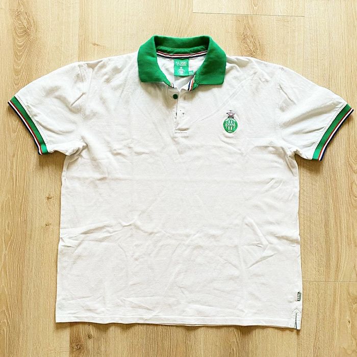 AS Saint-Etienne Football Polo Homme Boutique Officielle des Verts Exclusive ASSE (Taille XXL) - photo numéro 4
