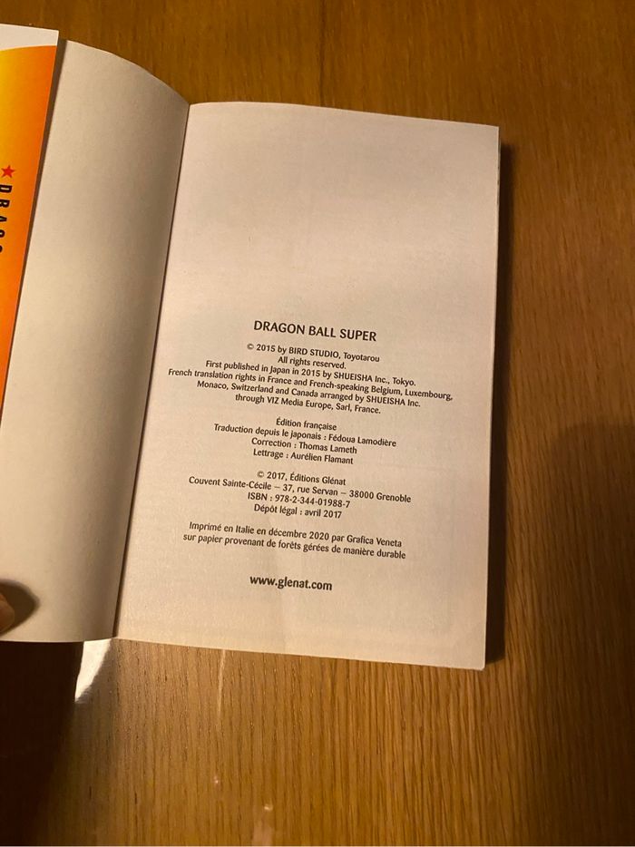 Manga dragon ball super 1 - photo numéro 3