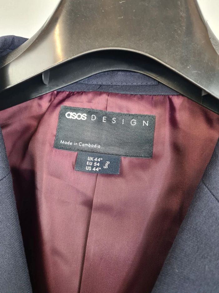 Veste de costume ajustée à double boutonnage - photo numéro 4