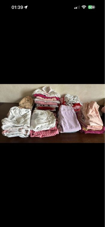 Lot de vêtements fille 9 mois
