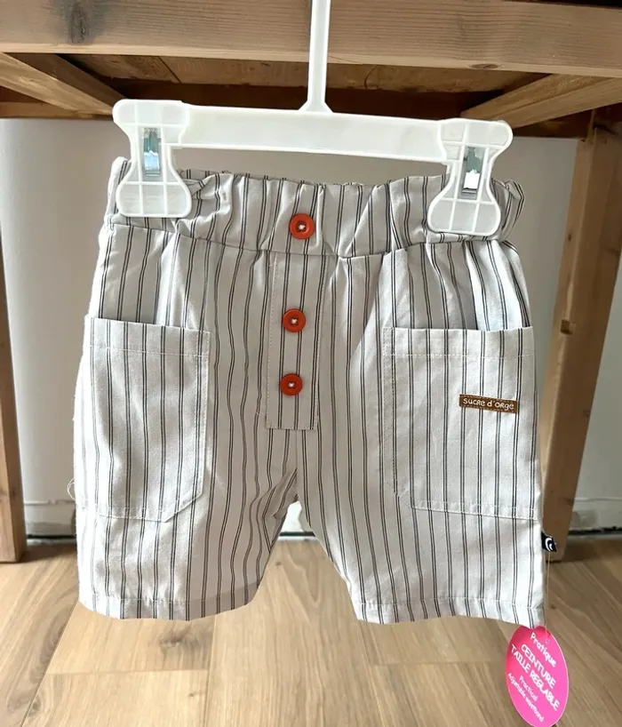 Short Sucre d’Orge 9 mois neuf