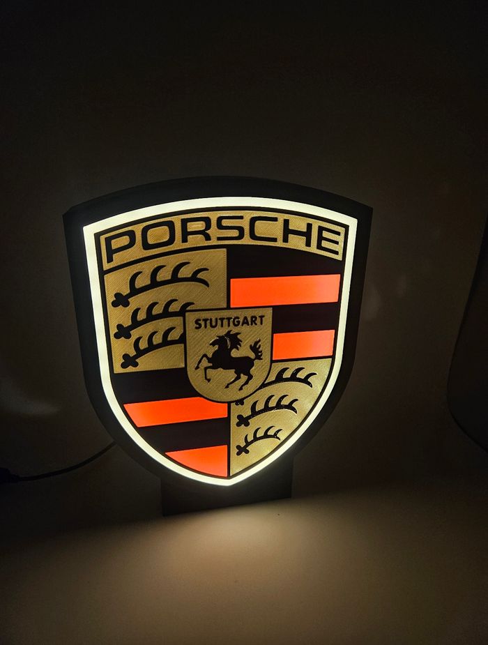 Lampe lumineuse à led porsche - photo numéro 2