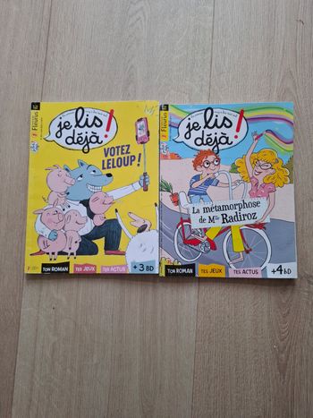 Lot de 2 revues Je lis déjà en très bon état