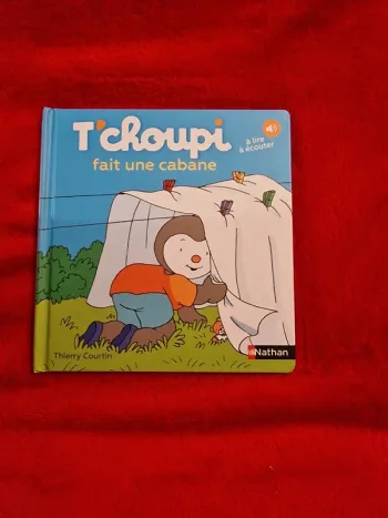 Livre 13 t'choupi fait une cabane