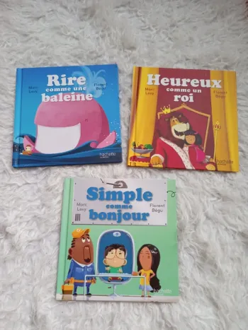 Lot de 3 livres lectures enfant