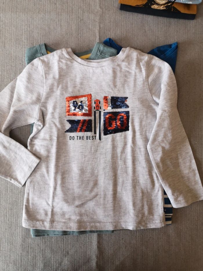Lot 3 t-shirts manches longues - photo numéro 2