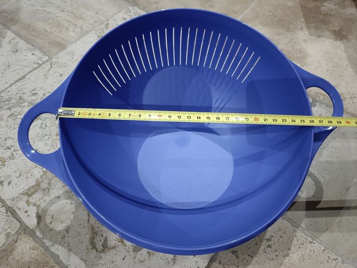 NEUF - Tupperware, plat/passoire, 26 cm de diamètre - photo numéro 3