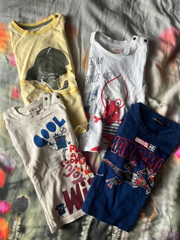 Lot T shirts manches courtes