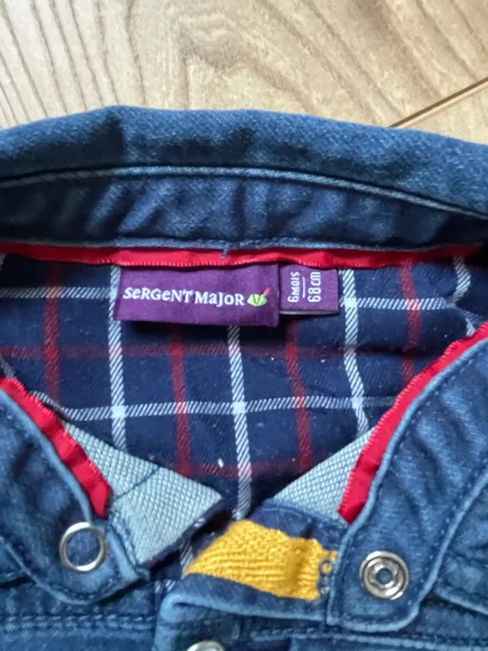 Ensemble sorcier avec veste jean taille 6mois - photo numéro 7