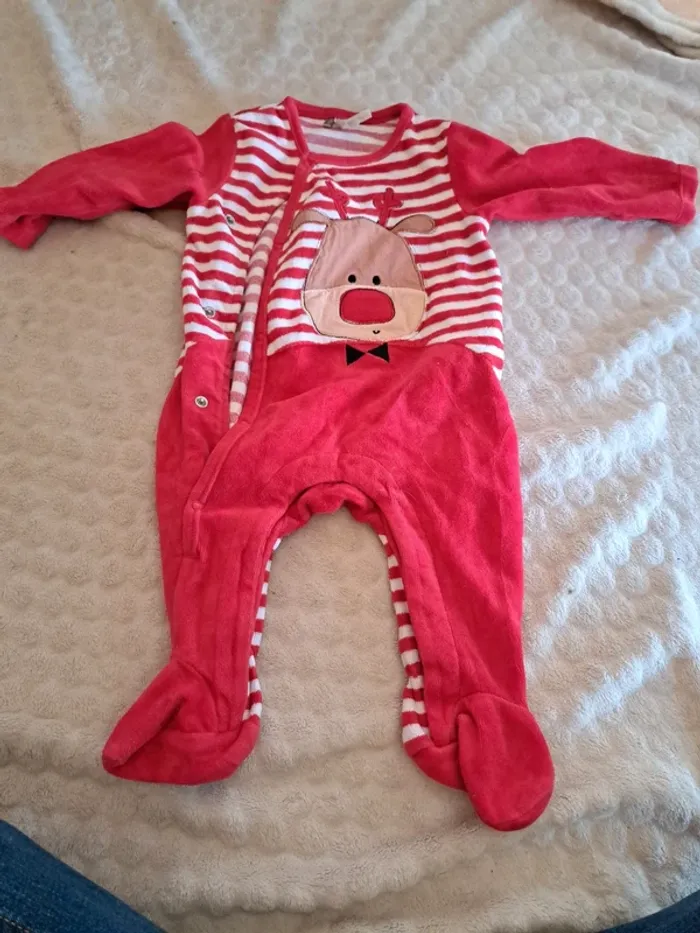 Pyjama de Noël 1 pièce – Rennes – Bébé