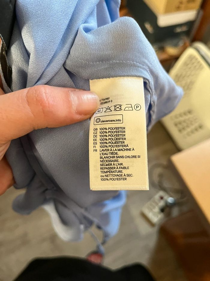 Débardeur bleu violet H&M taille L 40 - photo numéro 5