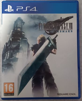 Final Fantasy VII Remake PS4 PAL FR Sony PlayStation 4 FF7, notice incluse