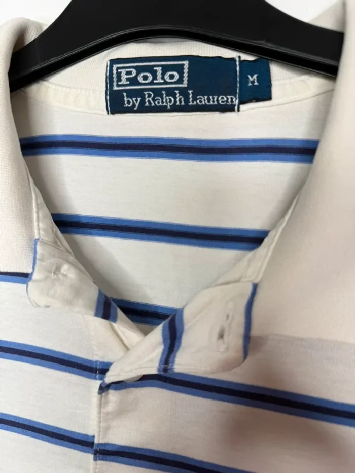 💙 Polo Ralph Lauren / rayer bleue-noir / T-M/L💙 - photo numéro 4