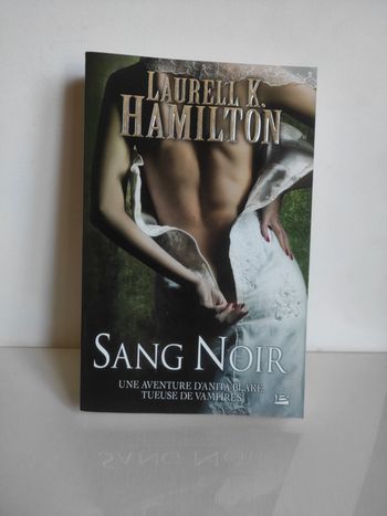 Livre grand format tome 16 sang noir de la série Anita Blake