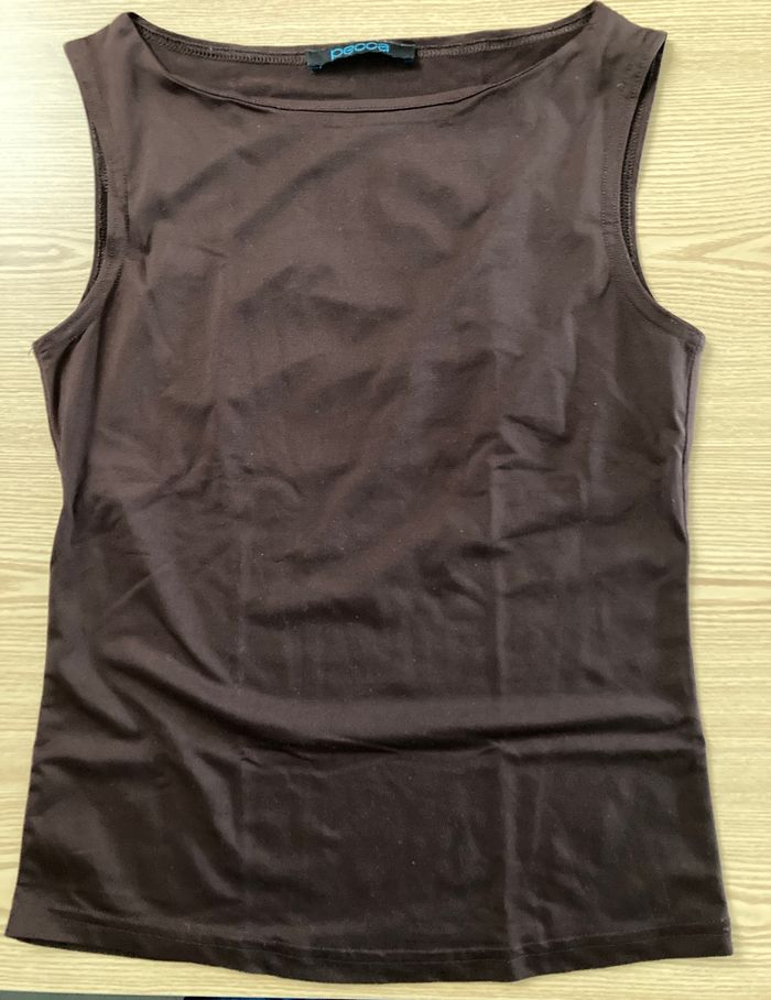 Débardeur marron - Pecca - photo numéro 2