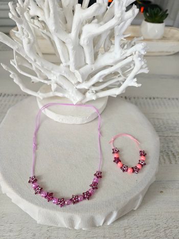 Collier et bracelet étoiles enfant