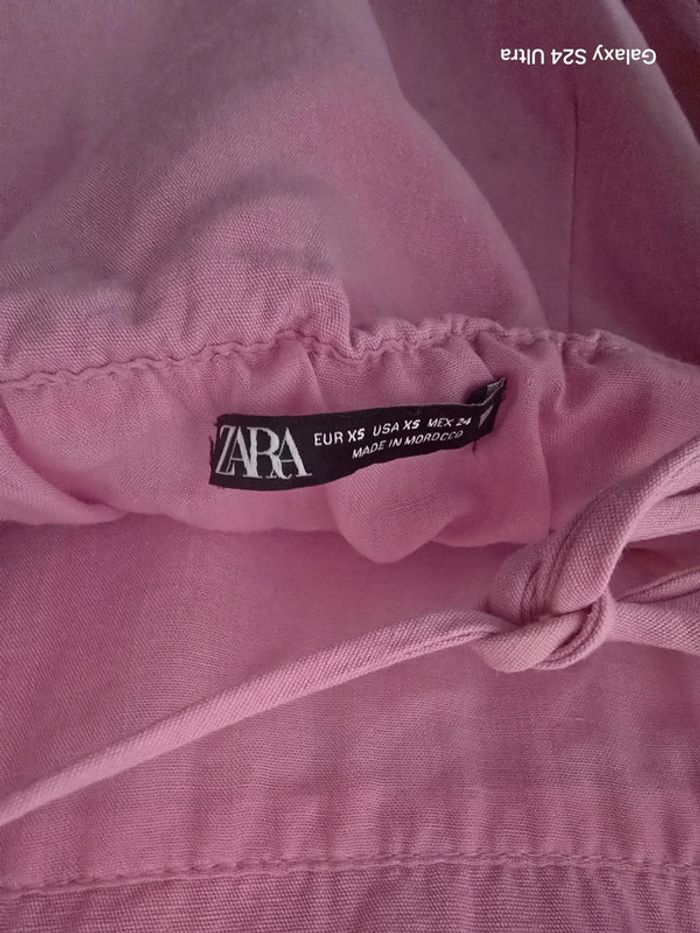 Robe rose - Zara - Taille XS - photo numéro 3