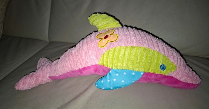 Peluche dauphin multicolor
