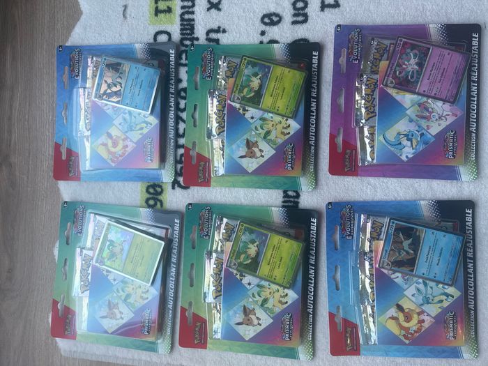 TRIPACK x6 Pokemon évaluation prismatique 8.5 + boite - photo numéro 2