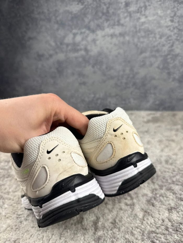 Nike P-6000 Running - Sail Black Lime Blast - White & Yellow & Black - photo numéro 18