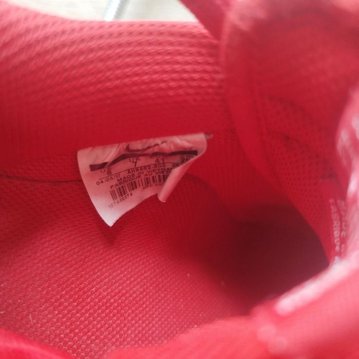 Nike Air Force 1 Low Logo All Over Rouge - Taille 41 - photo numéro 4